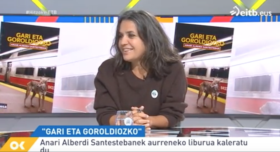 Anari Alberdi elkarrizketatu dute 'Hitzokei' telebista saioan