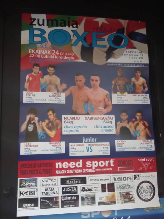 Boxeo gaurako sarrerak salgai daude dagoeneko