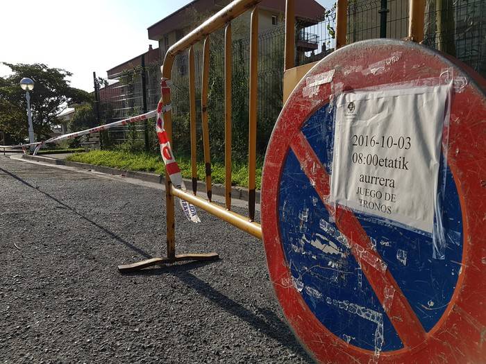 Ostiralean itxiko dute Itzurungo hondartza 'Game of Thrones'en grabaketarako