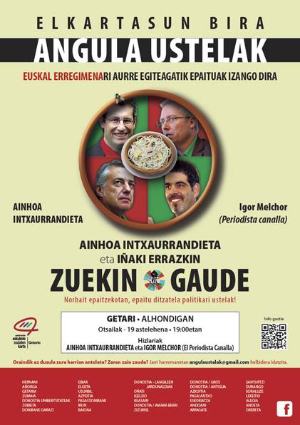 'Angula ustelak, zer gertatzen da Euskal Erregimenari aurre egiten badiozu?' hitzaldia antolatu du Getariako Eskubide Sozialen Kartak