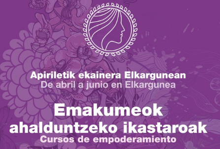 Emakumeak ahalduntzeko hiru ikastaro antolatu ditu Azkoitiko Udalak