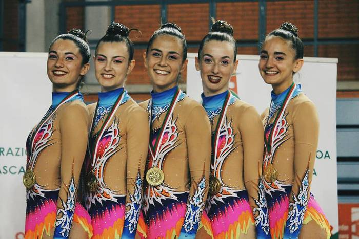 Gimnastika erritmikoan kadete mailako Euskadiko Txapelketa irabazi du Nahia Odriozolak, Tolosako taldearekin
