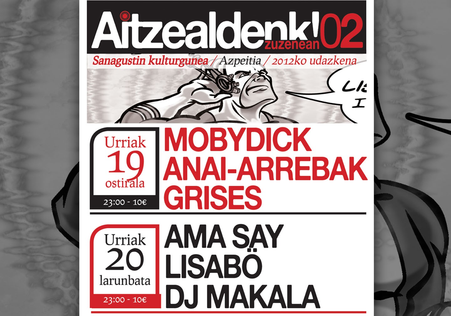 Aitzealdenk! Zuzenean 02 musika jaialdia aurkezten dizuegu