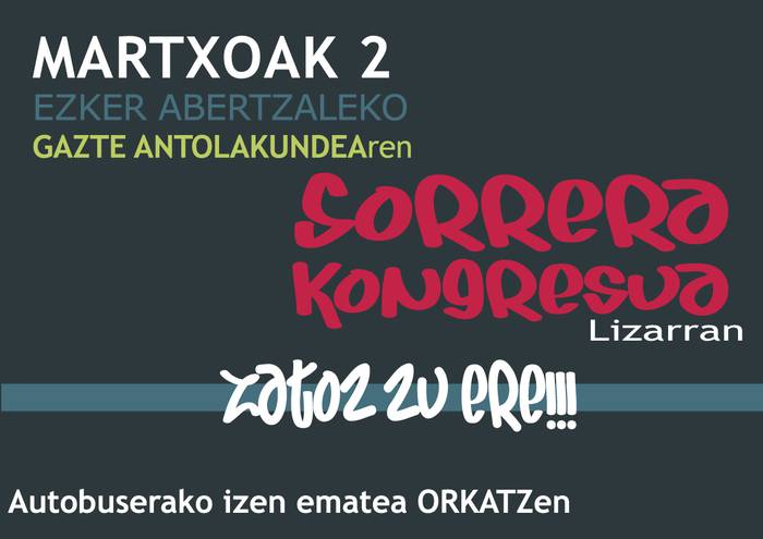 Gazte antolakunde berriaren kongresu eratzailea!\