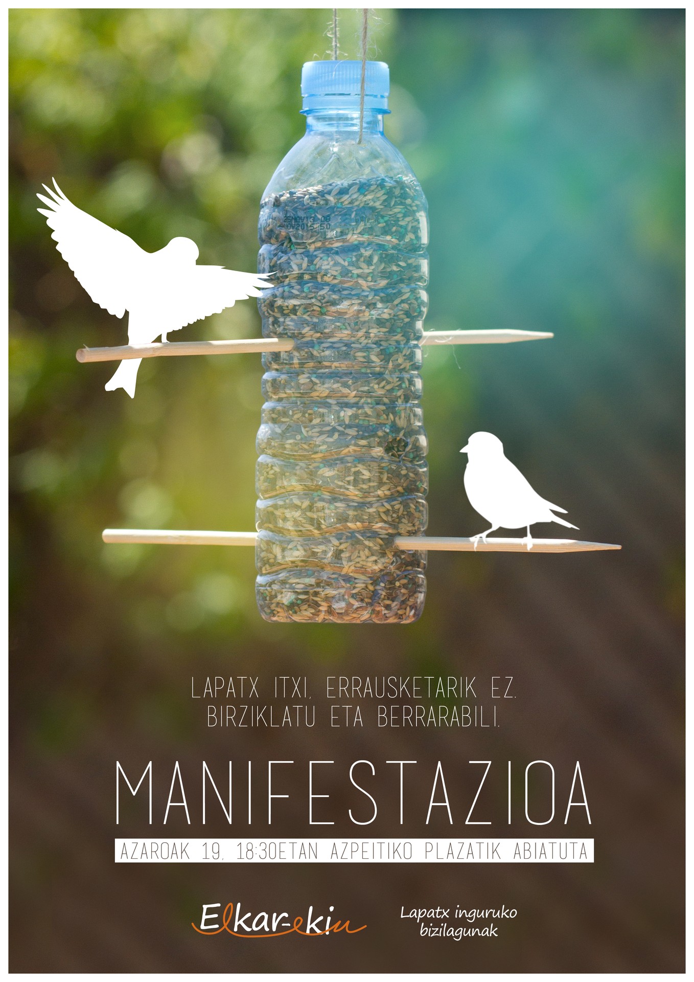Azaroaren 19ko manifestazioari begira herriko taldeen babesa bilatuko dute antolatzaileak