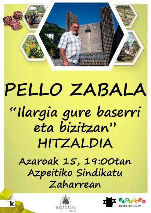 Ilargiak baserrian eta bizitzan duen eraginaz arituko da Pello Zabala hilaren 15ean