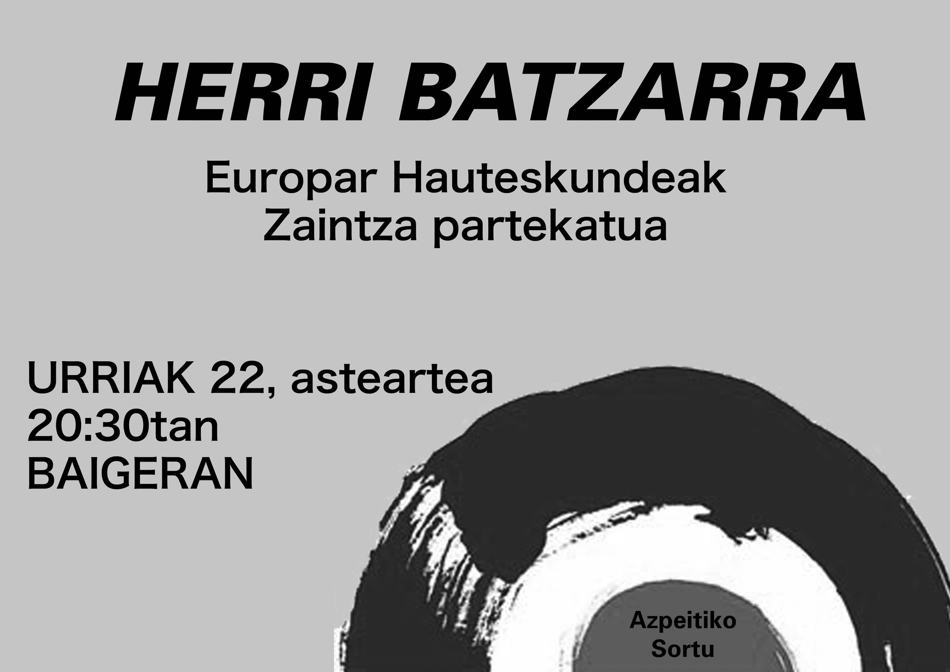 Datorren asteartean, urriaren 22an, ikasturteko ...
