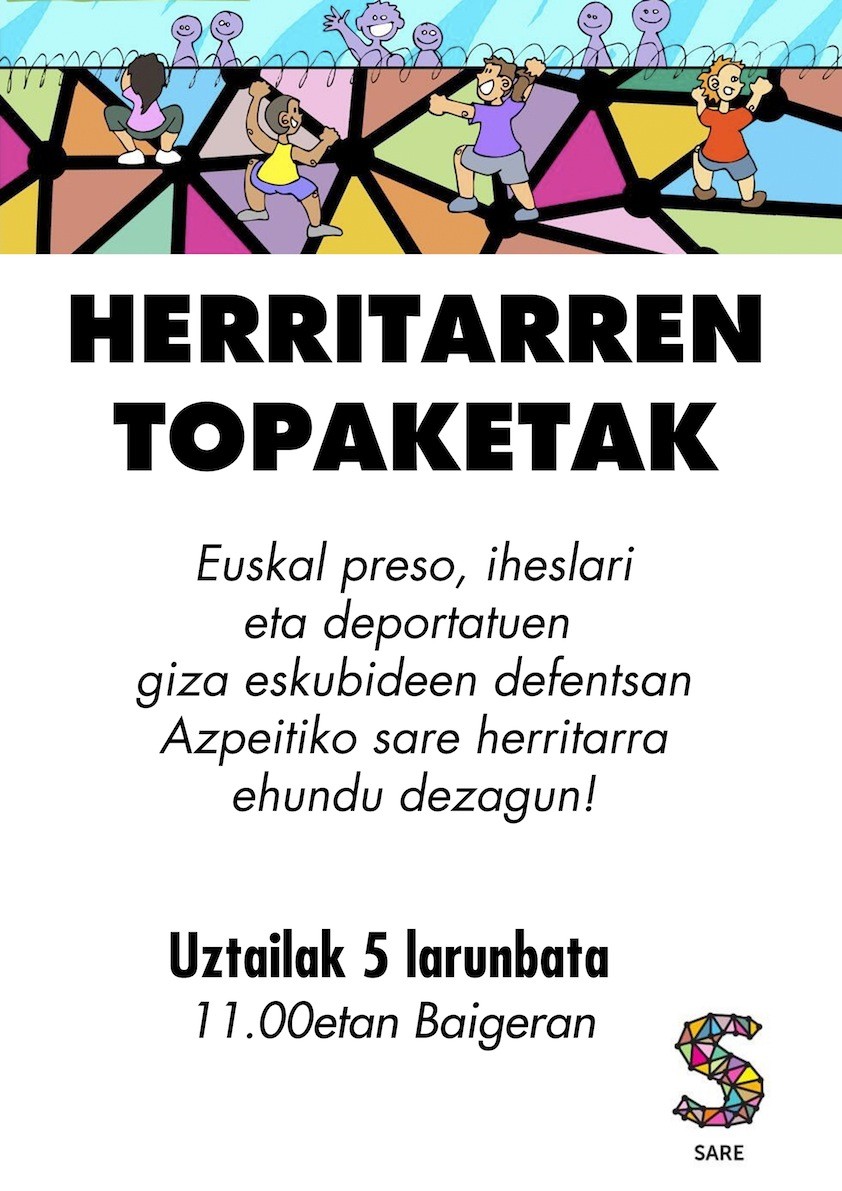 Azpeitiko Sare Herritarra ehundu dezagun