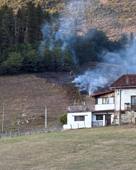 Sua zabaldu da Txintxillo eremuko lursail batean