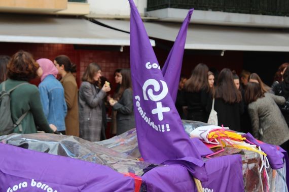 Basanderiek asanblada "gustura" da greba feminista herrian izaten ari den jarraipenarekin