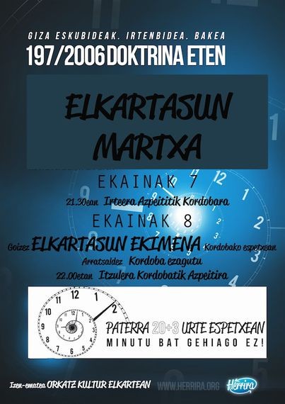 Bat egiten dugu Elkartasun Martxarekin