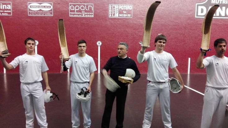 Herriarteko txapelketako beste jardunaldi bat irabazi dute Zumaiako puntistek