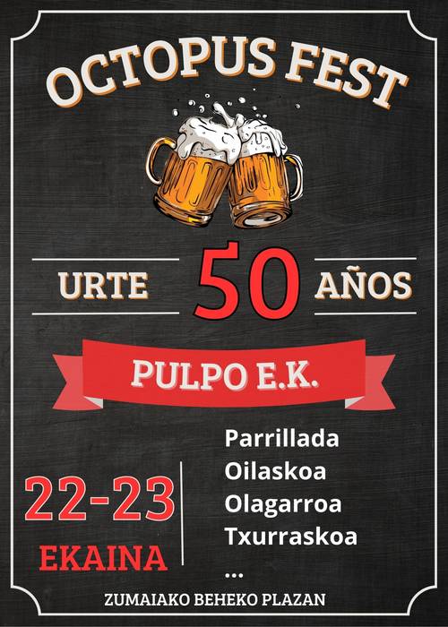 Garagardo feria, musika eta kirola Pulporen 50. urteurrena ospatzeko