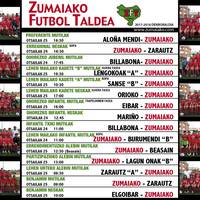 ​Astebukaerako Zumaiko Futbol Taldearen partiduak