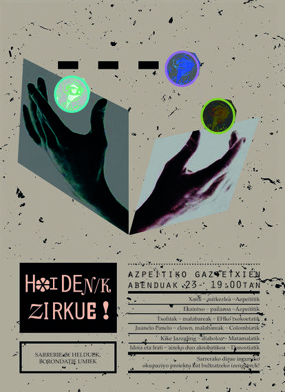 Zirko emanaldia izango da hilaren 23an Azpeitiko Gaztetxean