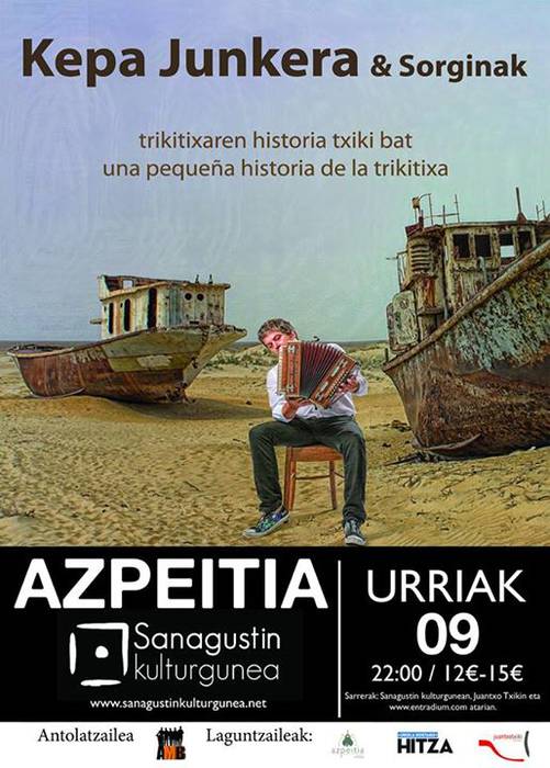 Kontzertua: Kepa Junkera eta sorginak