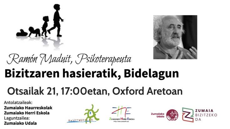Hitzaldia: Ramon Maduit psikoterapeutaren hitzaldia
