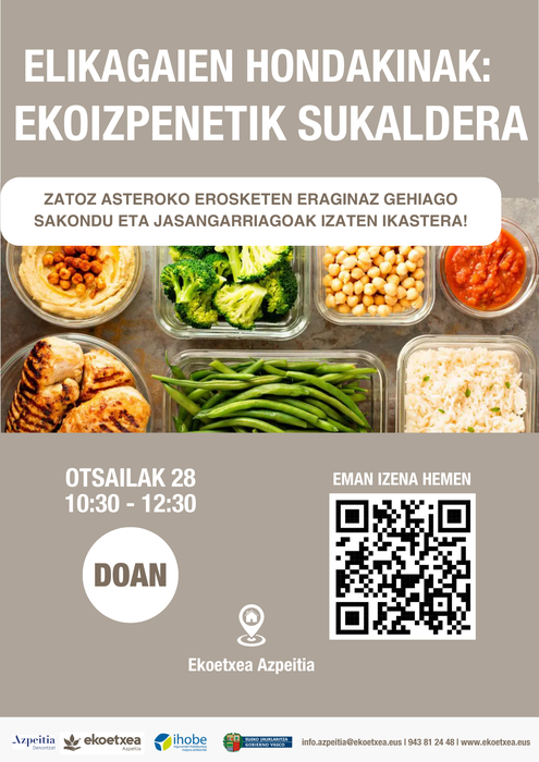 Elikagaien hondakinak: ekoizpenetik sukaldera