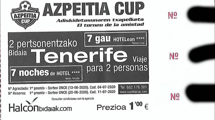 Azpeitia Cup 2020 zozketa atzeratu egin da