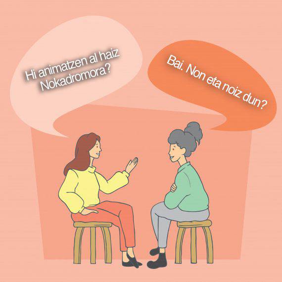 Hitz egingo al dinagu noka?