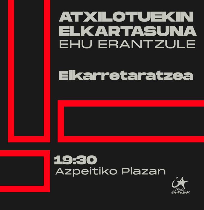 Elkarretaratzea: 'Atxilotuekin elkartasuna, EHU erantzule'