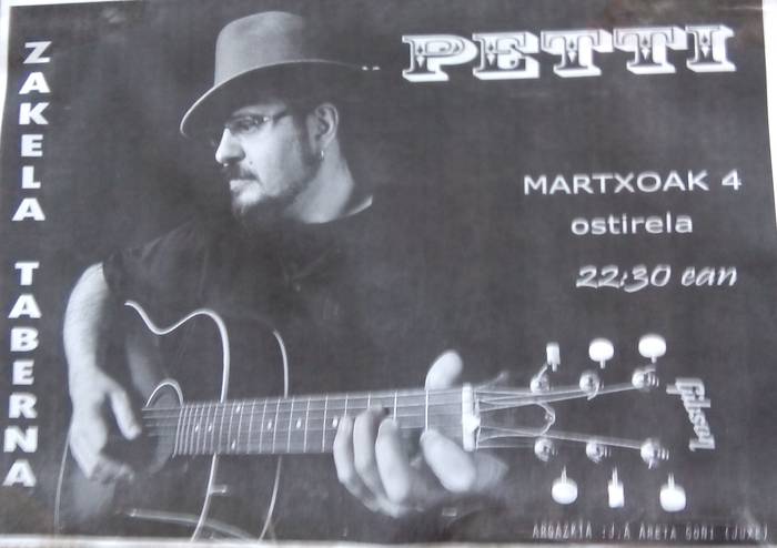 Pettiren kontzertua, Zakela tabernan 