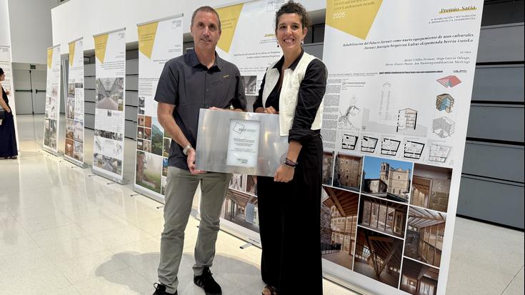 Zarautz jauregiaren eraberritze lana saritu du Euskal Herriko Arkitektoen Elkargoak