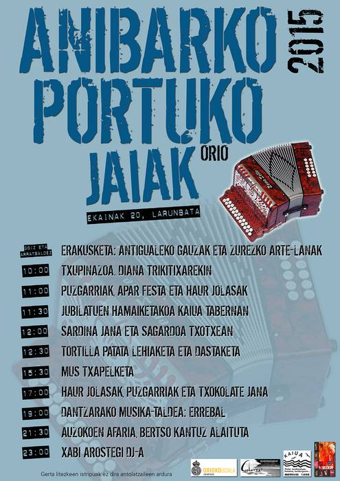 Kartelak: Anibarko Portuko jaiak