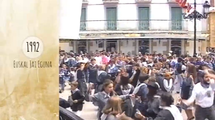 Bideoa: 1992ko Euskal Jai Eguna