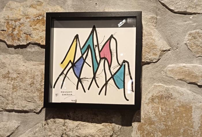 Aiora Arrospideren marrazkiak paratu dituzte Lukas ardotegian