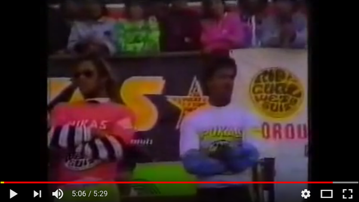 Bideoa: 1989ko naziorteko surf txapelketa