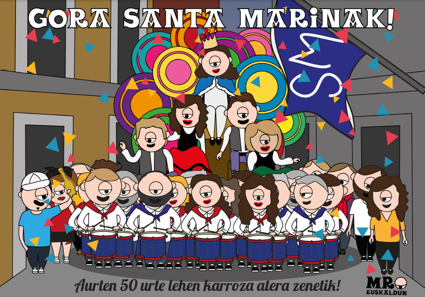 Kaleratu dute santamarinetako egitaraua
