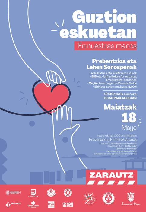 'Guztion Eskuetan' prebentzioa eta lehen sorospenak