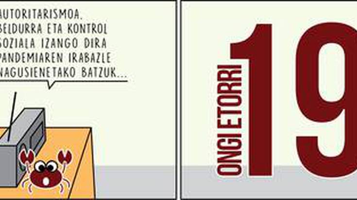 'Ongi etorri 1984ra', Enoken gaurko zintan