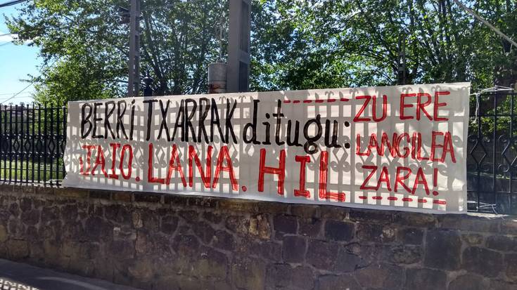 Aldarrikapenak Zarautzen Langileen Nazioarteko Egunean