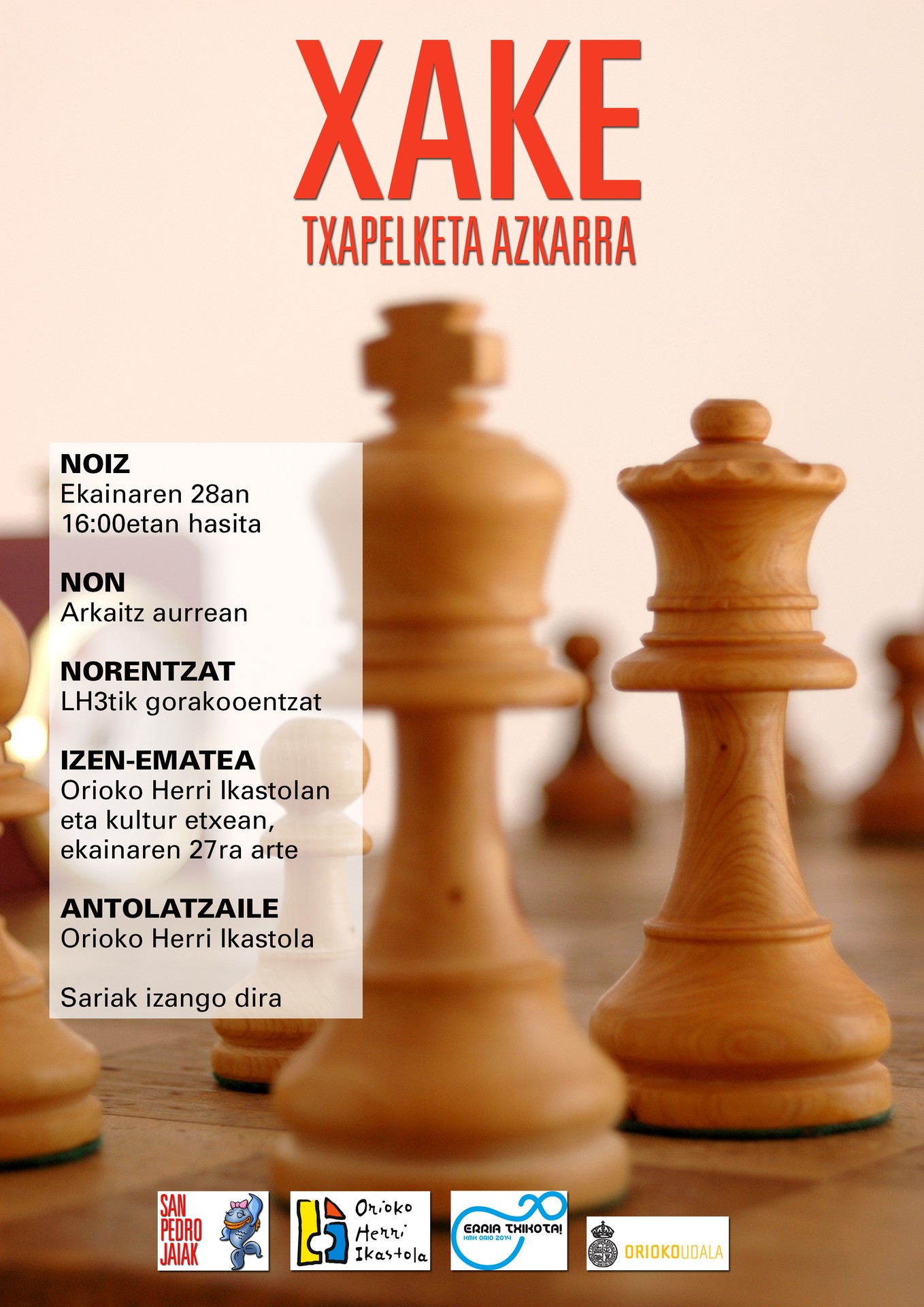 Kartelak: Xake txapelketa 2014