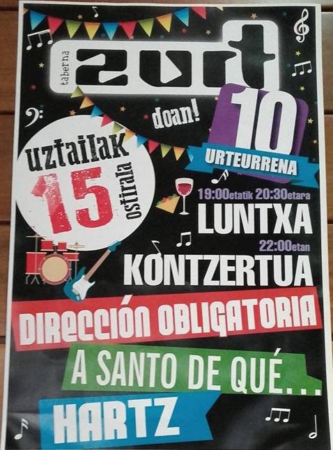 Zurt tabernaren X. urteurrena