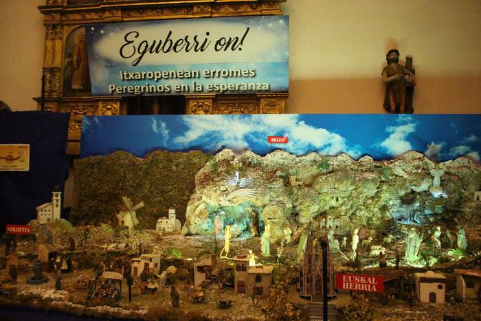 Zapatutik aurrera ikusi ahal izango da parrokiako jaiotza