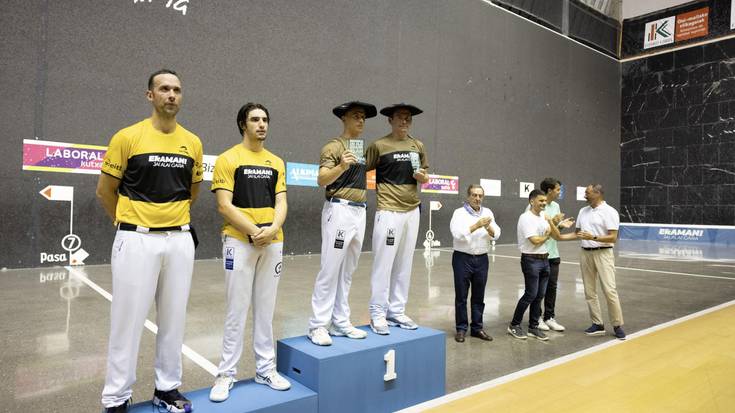 Garaipenetik hurbil izan da Imanol Lopez Gernikako Grand Slamean