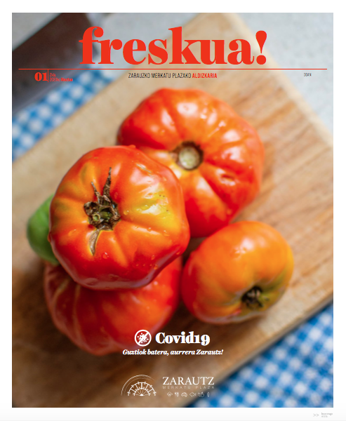 'Freskua!', Merkatu Plazari buruzko argitalpena sortu dute Udalak eta Urkomek