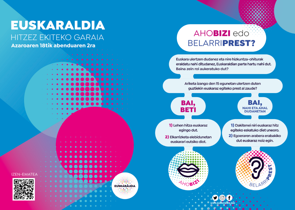 Euskaraldian izena-emateko epea zabaldu da