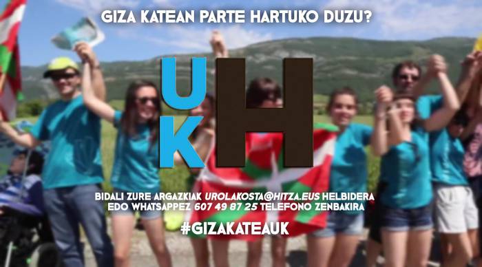 Bidali giza kateko irudiak Urola Kostako Hitzara