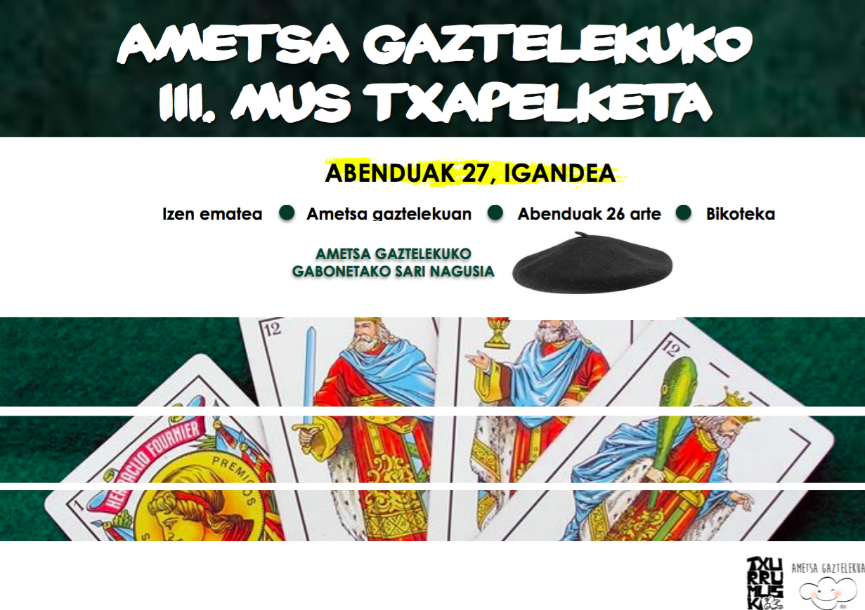 Gaztelekuko III. Mus txapelketako izen ematea irek