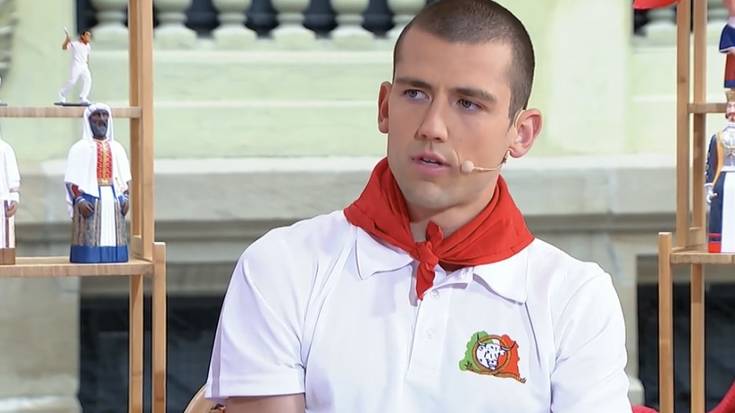 Asier Albite, San Ferminetako entzierroen esatari EITBn