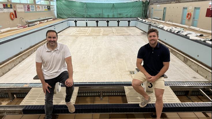 Abian dira kiroldegiko igerileku handiaren konponketa eta berrikuntza lanak