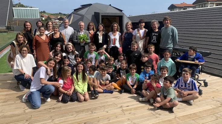 Zumaiena Ikastolan garatutako hidroponia proiektua aurkeztu dute