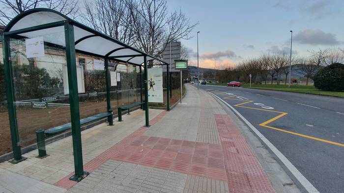 Zarauztik Bilboko aireporturako autobus linea bertan behera utziko dute astelehenetik aurrera