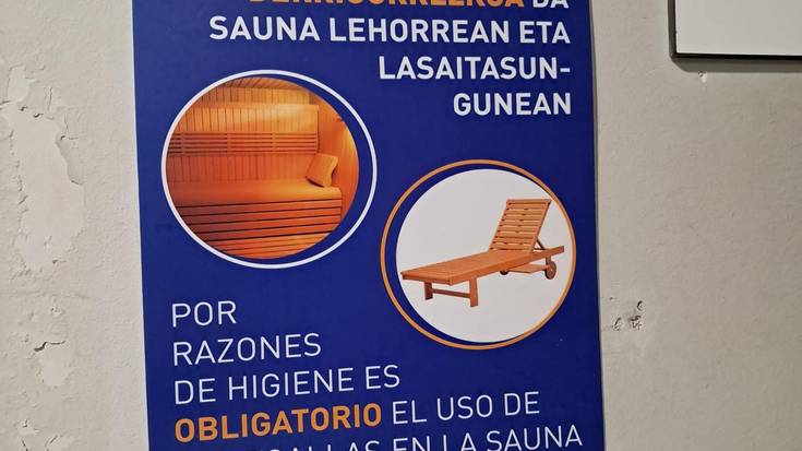 Sanjuandegiko saunako higienea dela eta...