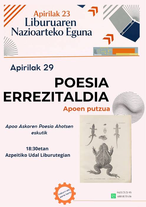 Poesia errezitaldia: 'Apoen putzua'