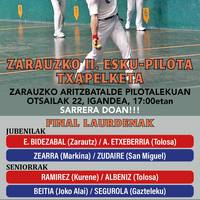 Txapelketa: Zarauzko II. Esku Pilota Txapelketa